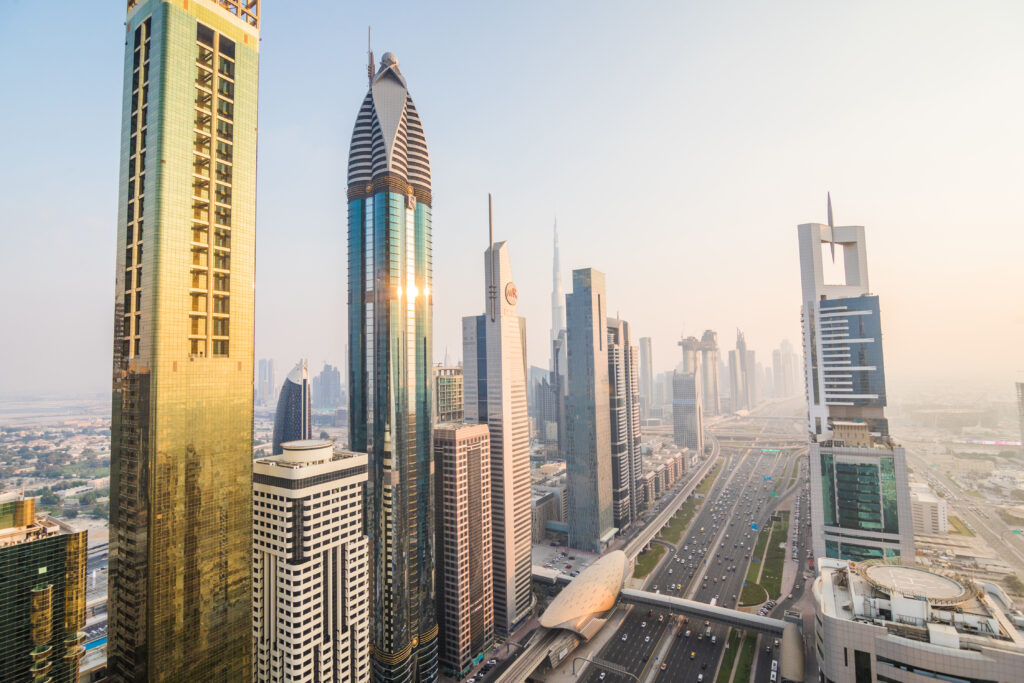 Dubai Skyline - Sheikh Zayed Road
